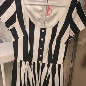 Mark Stripe Pin Up Couture Dress Large